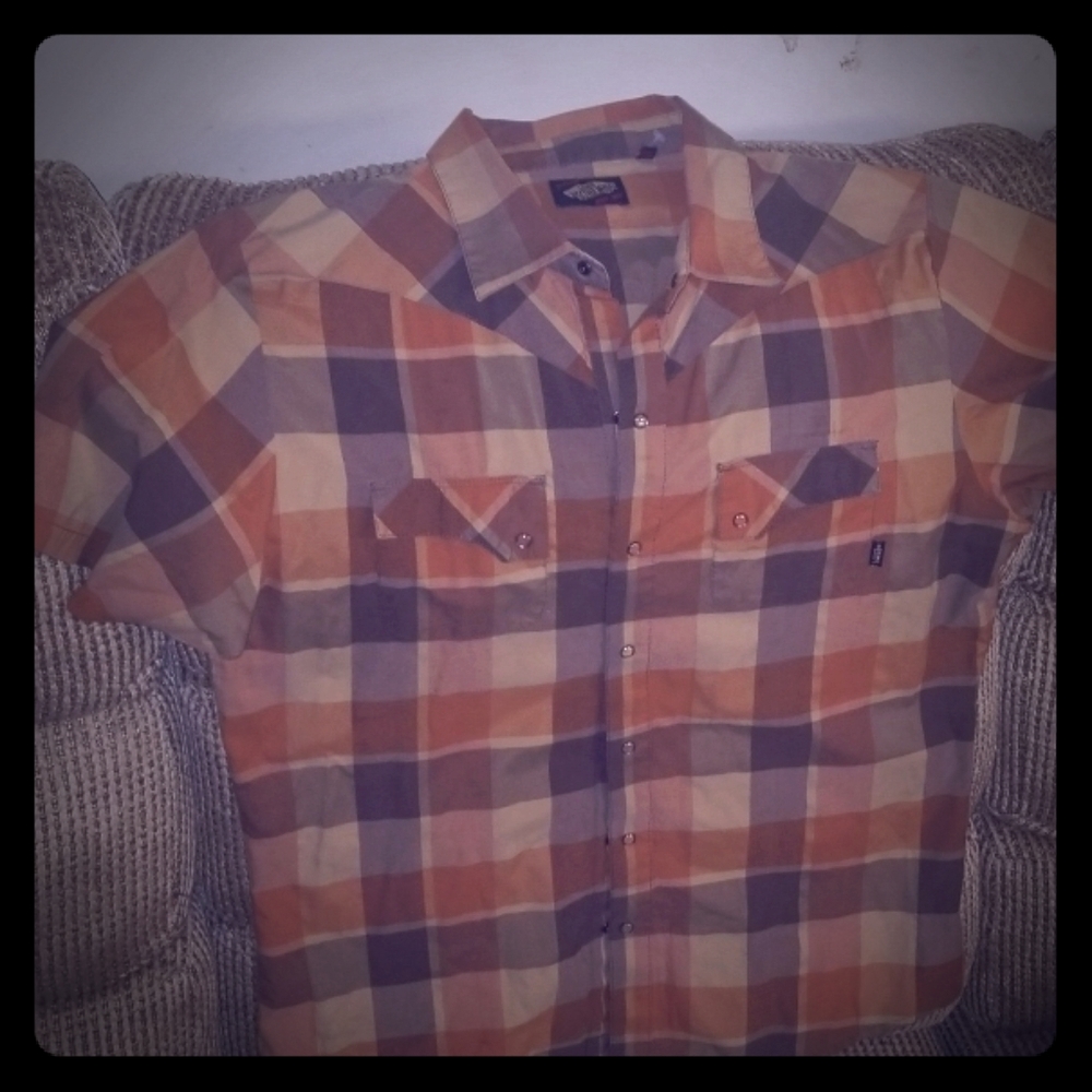 Vans, Button-Up Shirt//Adult M